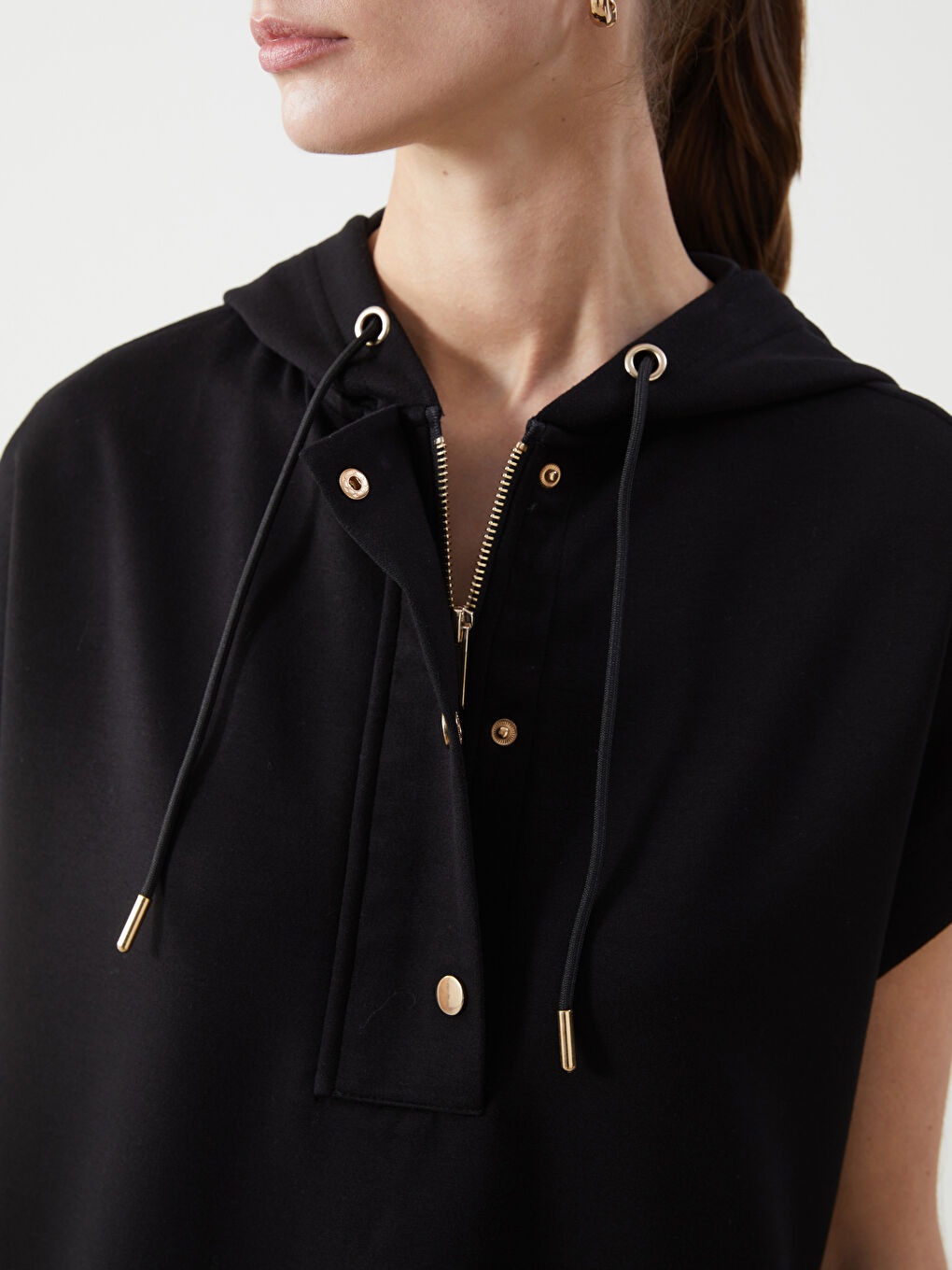Plain Oversize Women's Hoodie -S5AI80Z8-CVL