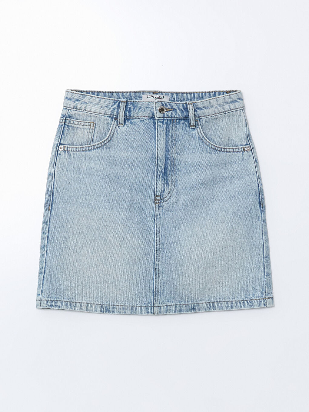 Standard Fit Mini Denim Skirt -S5AI94Z8-311