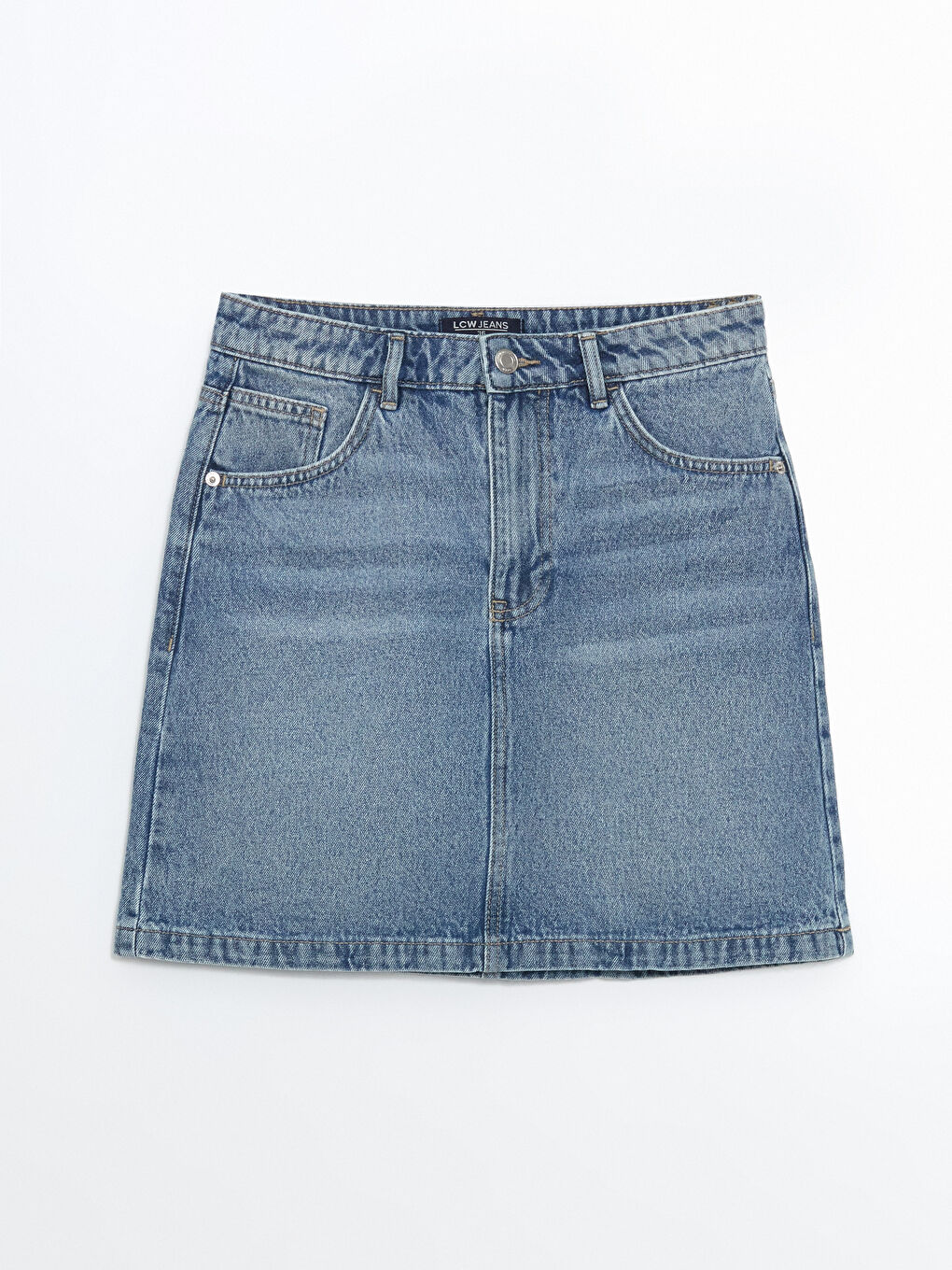 Standard Fit Mini Denim Skirt -S5AI94Z8-507
