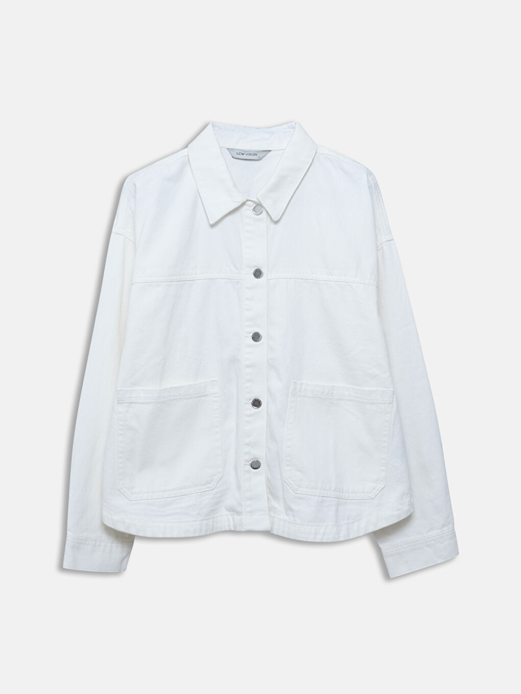 Oversize Women's Denim Shirt Jacket -S5AI96Z8-844