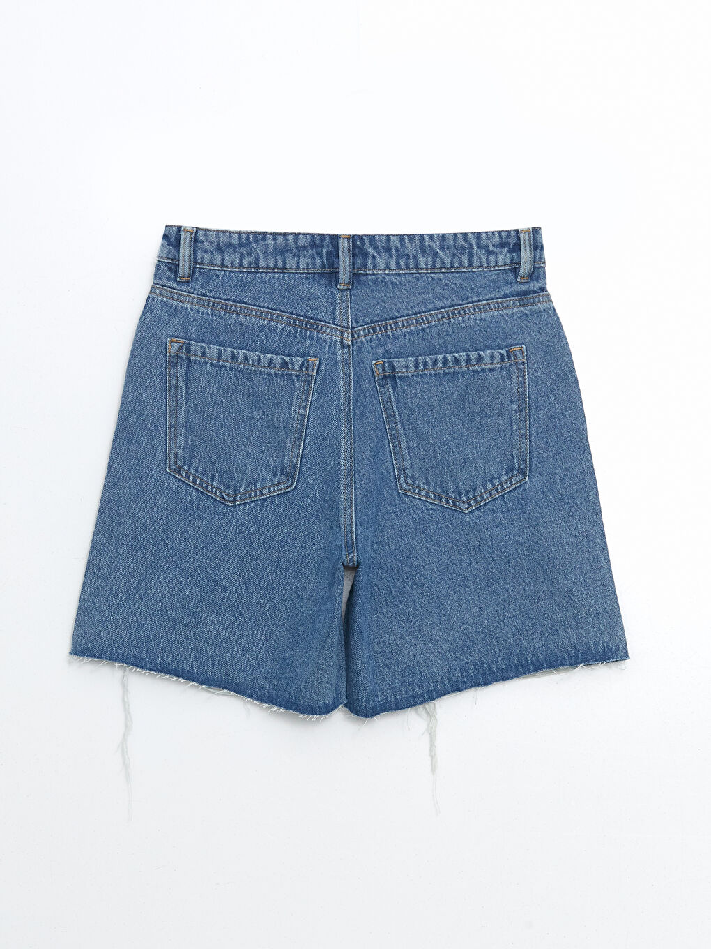 Ripped Detailed Women's Denim Shorts -S5AJ02Z8-311