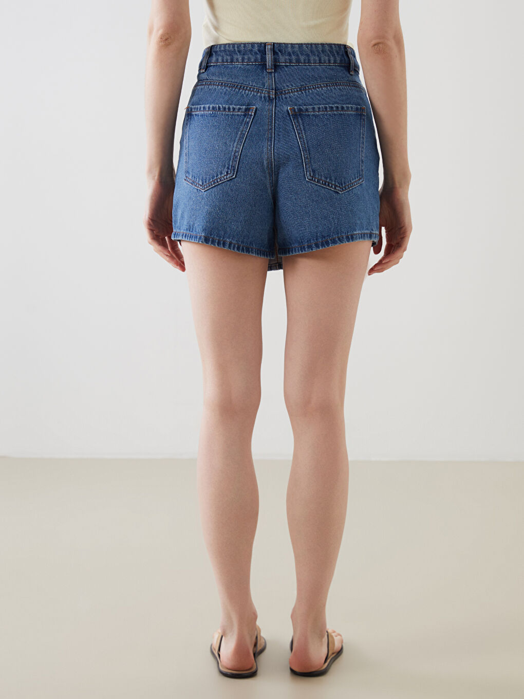 Standard Fit Women's Denim Skort -S5AJ07Z8-507
