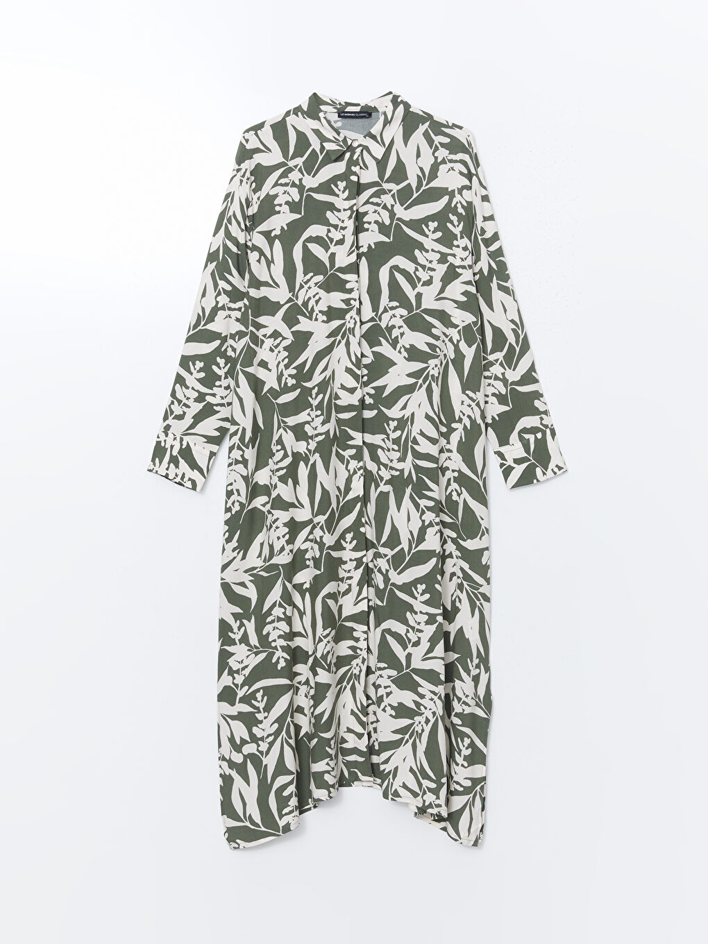 LCWAIKIKI Classic Blumiges Hemdblusenkleid für Damen -S5AJ51Z8-LRR