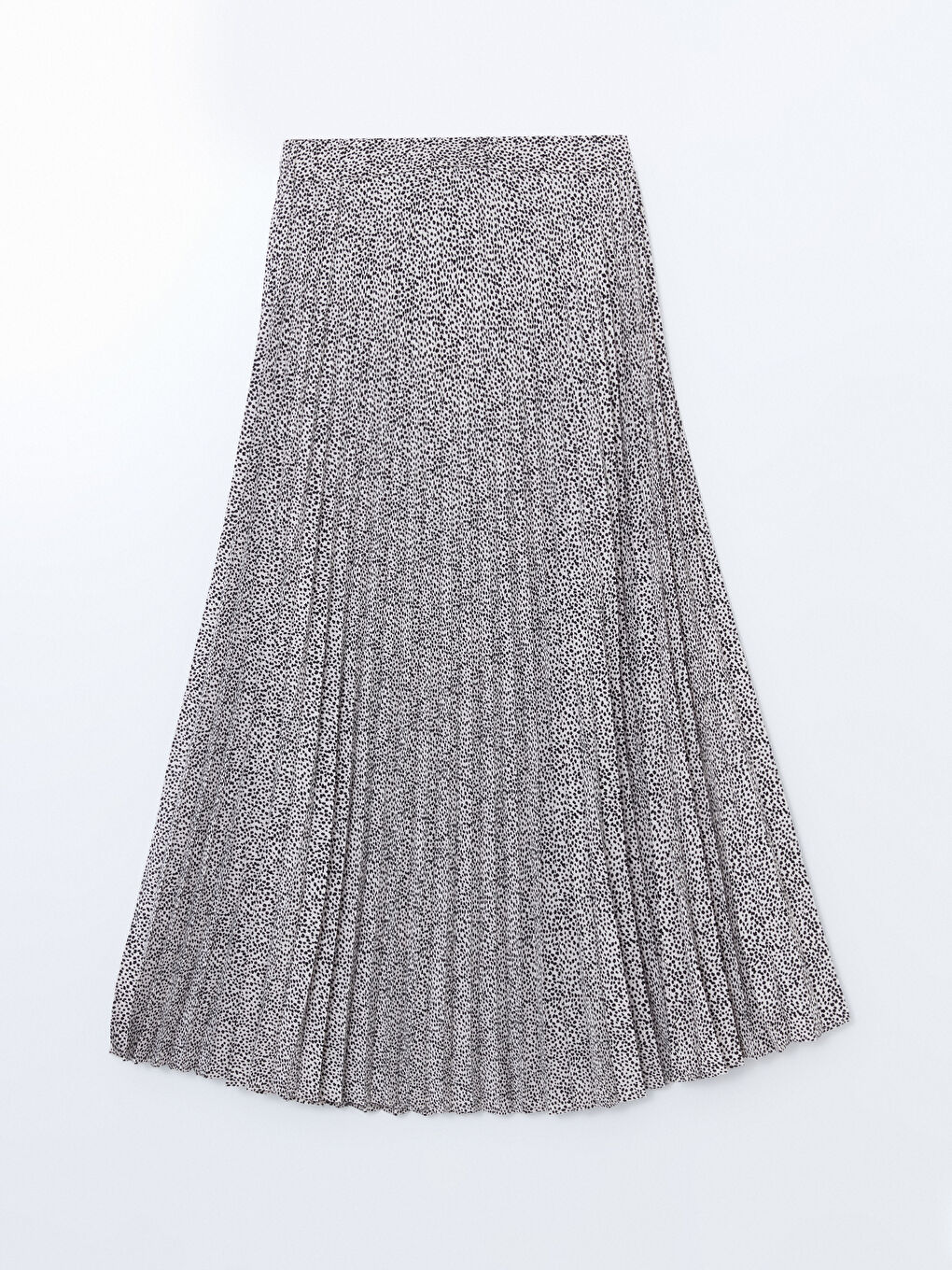 Elastic Waist Patterned Women's Pleated Skirt -S5AJ52Z8-LQJ