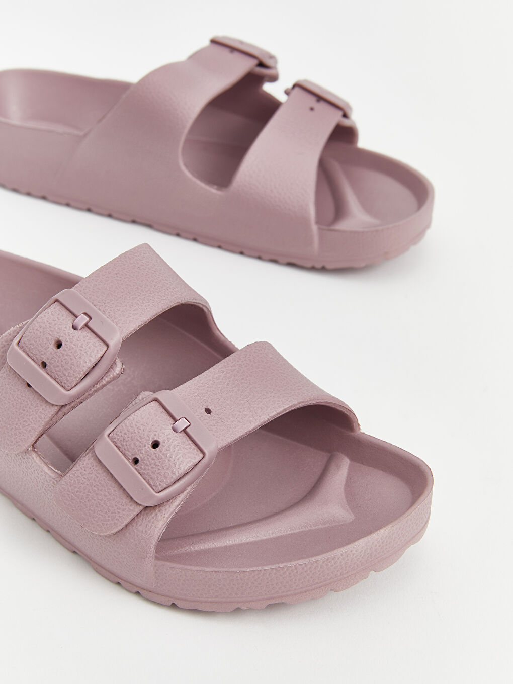 Faux Leather Women's Slippers -S5AJ58Z8-EXC