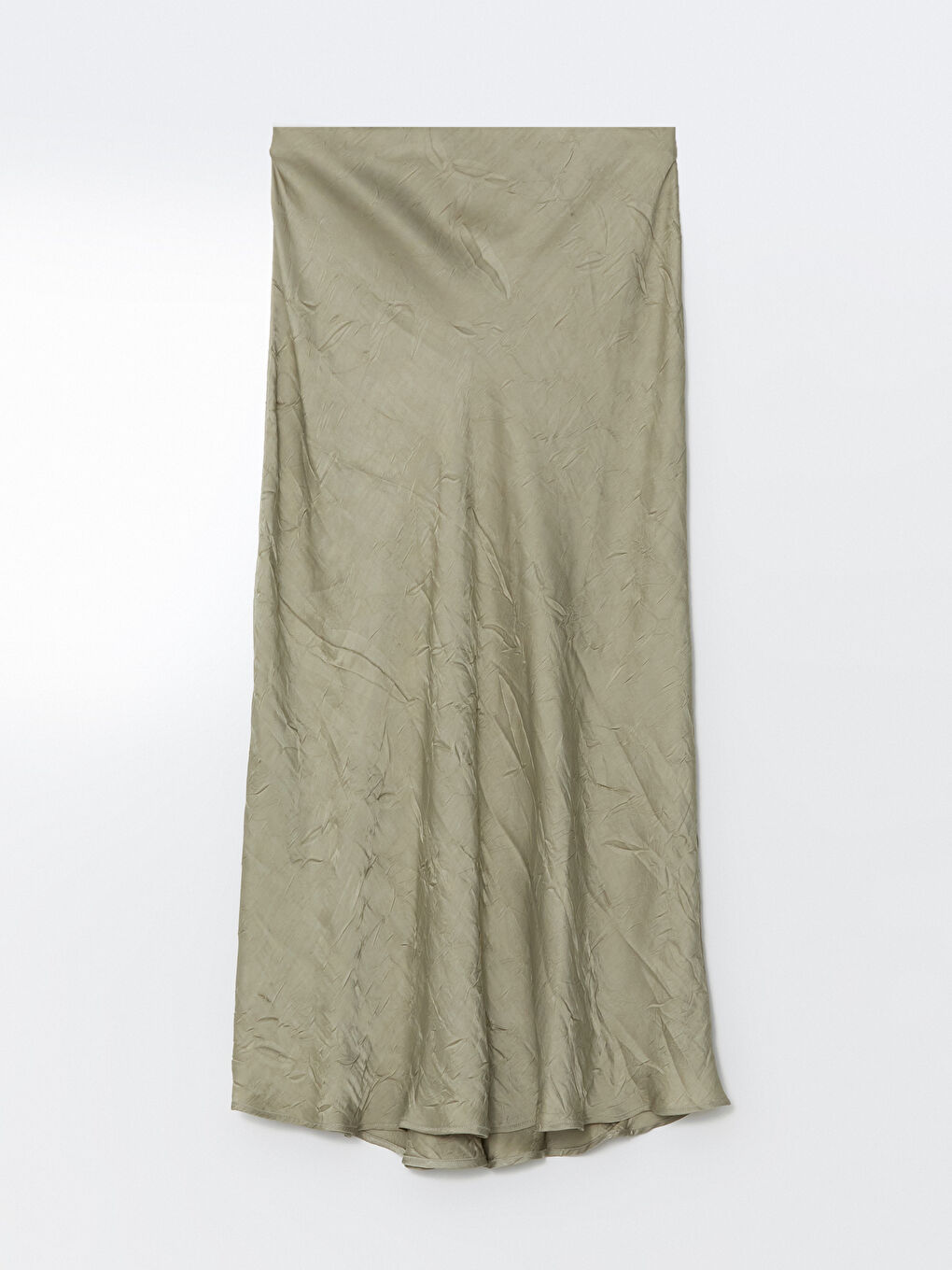 Loose Fit A-Line Satin Women's Skirt -S5AJ67Z8-TPW