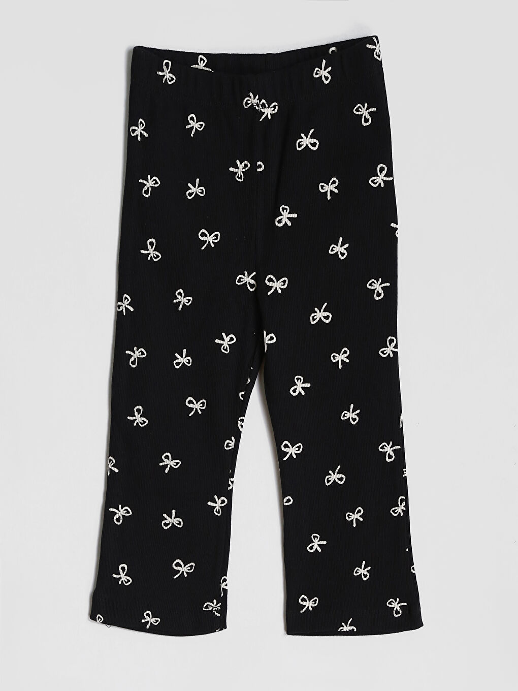 Crew Neck Printed Girls' Blouse and Leggings 2 Pack Set-2