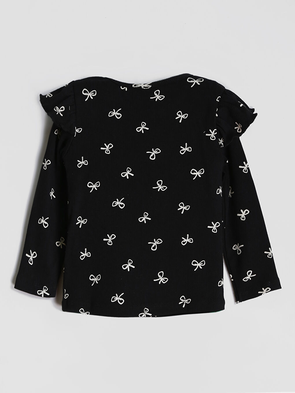 Crew Neck Printed Girls' Blouse and Leggings 2 Pack Set-3