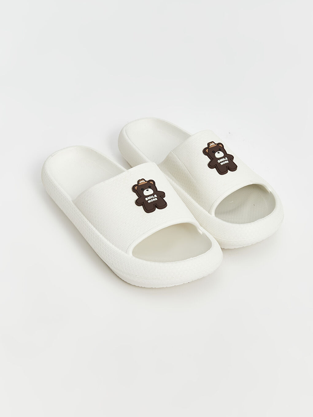 Bear Print Single Strap Women's Slider -S5AJ96Z8-VZD