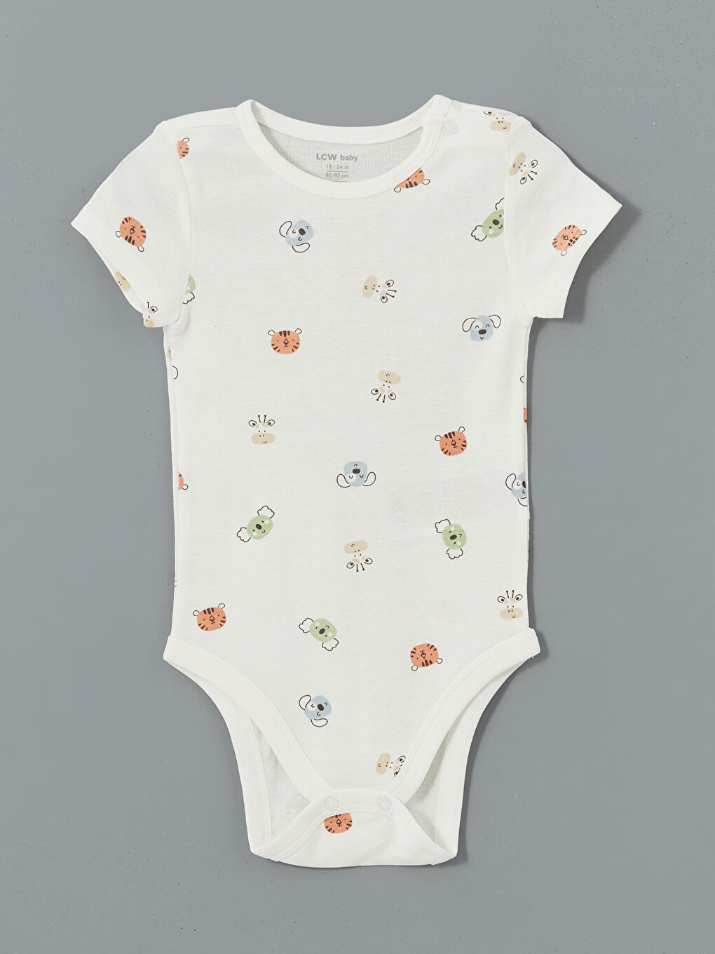 Ribbed Baby Boy Snap Bodysuit 2-Piece Set -S5AK47Z1-LRA