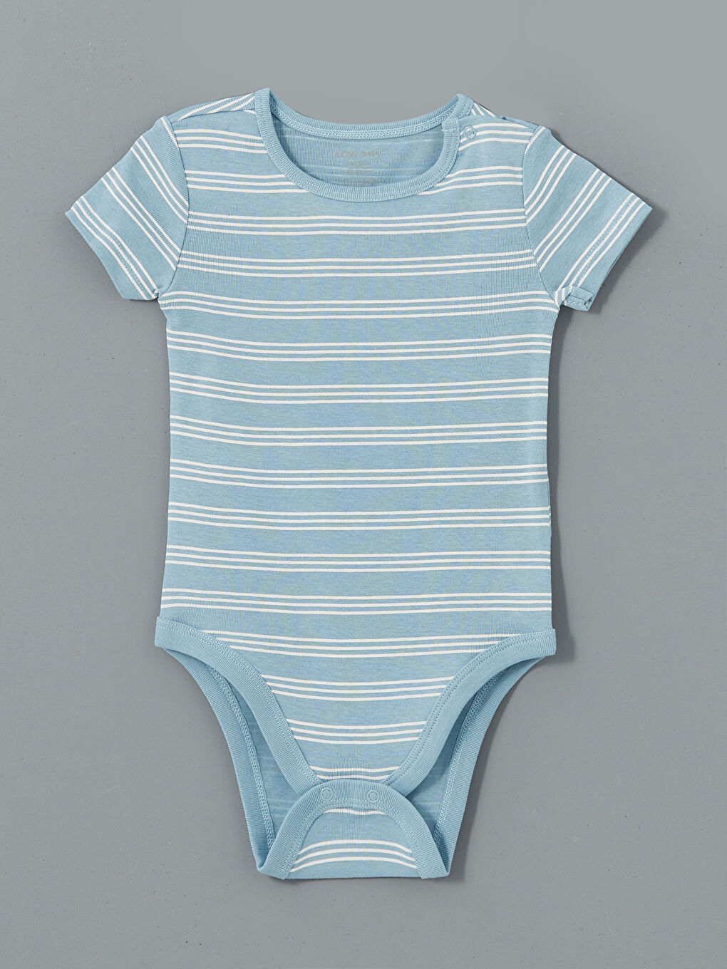 Ribbed Baby Boy Snap Bodysuit 2-Piece Set -S5AK47Z1-LRA