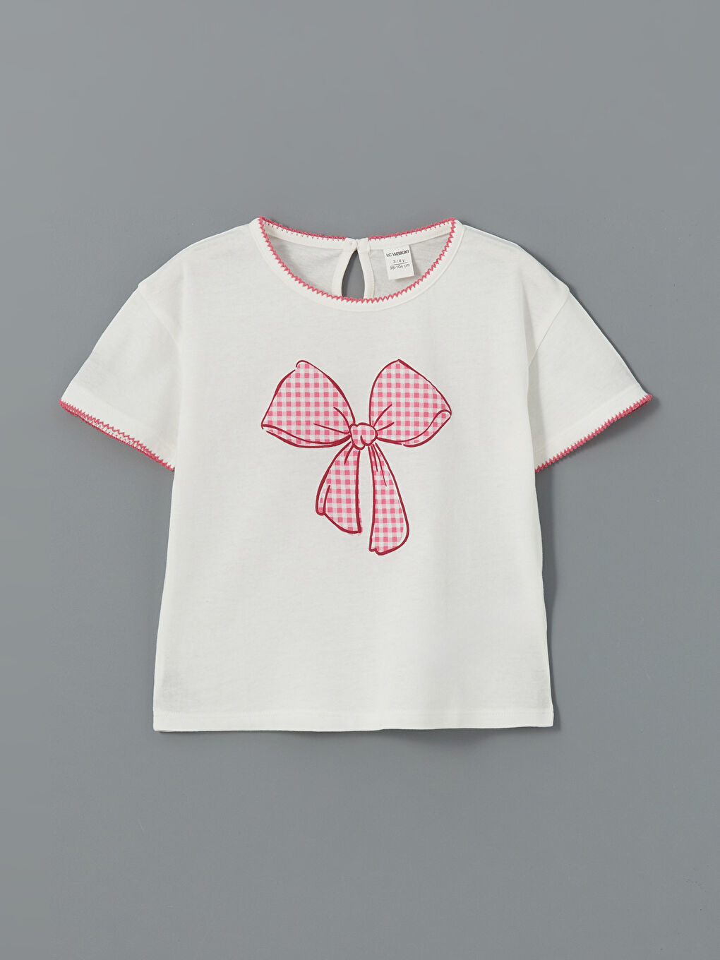 Girl ECRU T-Shirt -S5AL10Z1-R9J