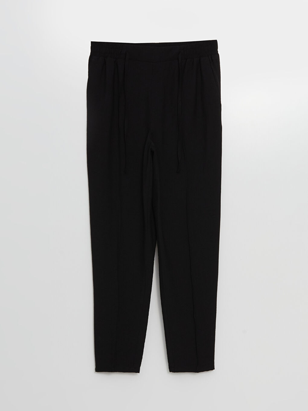 Elastic Waist Carrot Fit Women's Trousers -S5AL24Z8-CVL