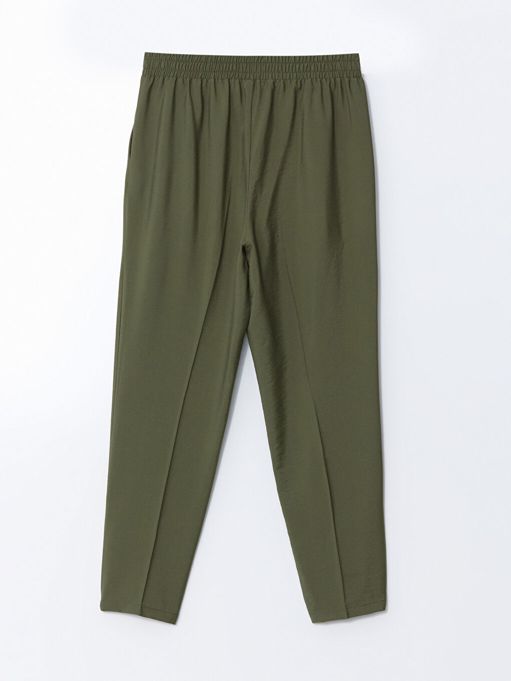 Elastic Waist Carrot Fit Women's Trousers -S5AL24Z8-CTA