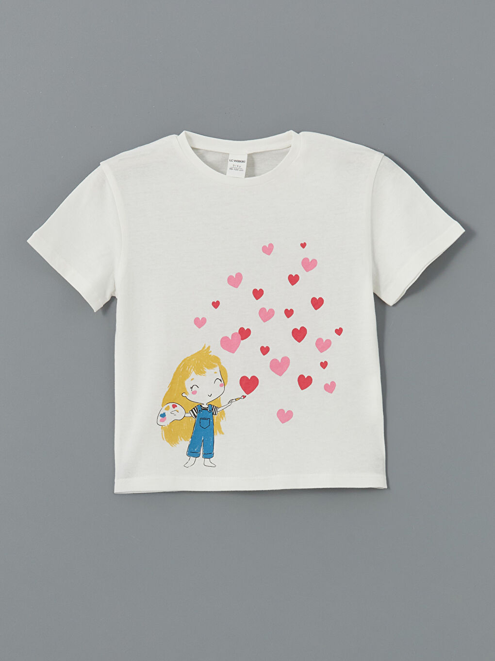 Printed Baby Girls' T-Shirt 2 Pack -S5AL32Z1-R9J