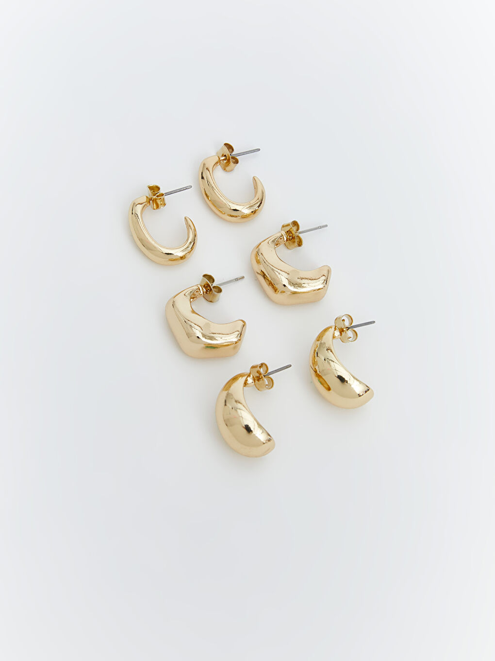 LCW ACCESSORIES Обеци с форма на капка за жени, 3 опаковки -S5AL66Z8-J5T