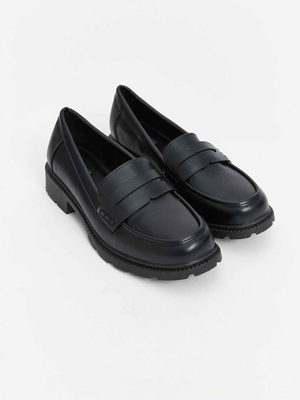 LCW STEPS Faux Leather Women's Loafer Shoes -S5AN04Z8-HUC