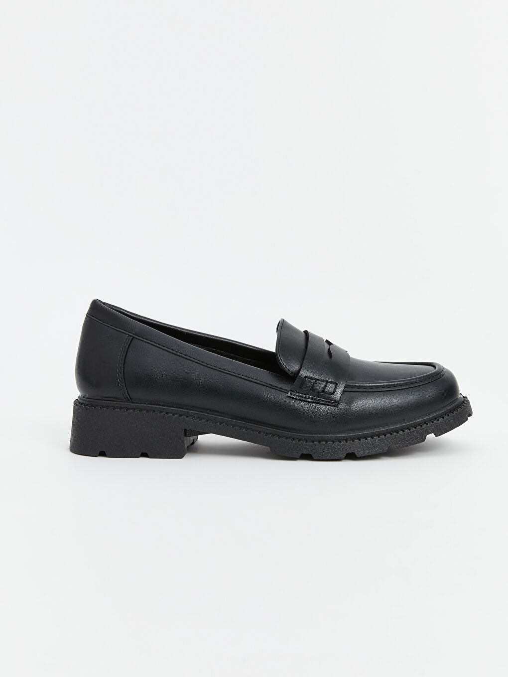 LCW STEPS Faux Leather Women's Loafer Shoes -S5AN04Z8-HUC