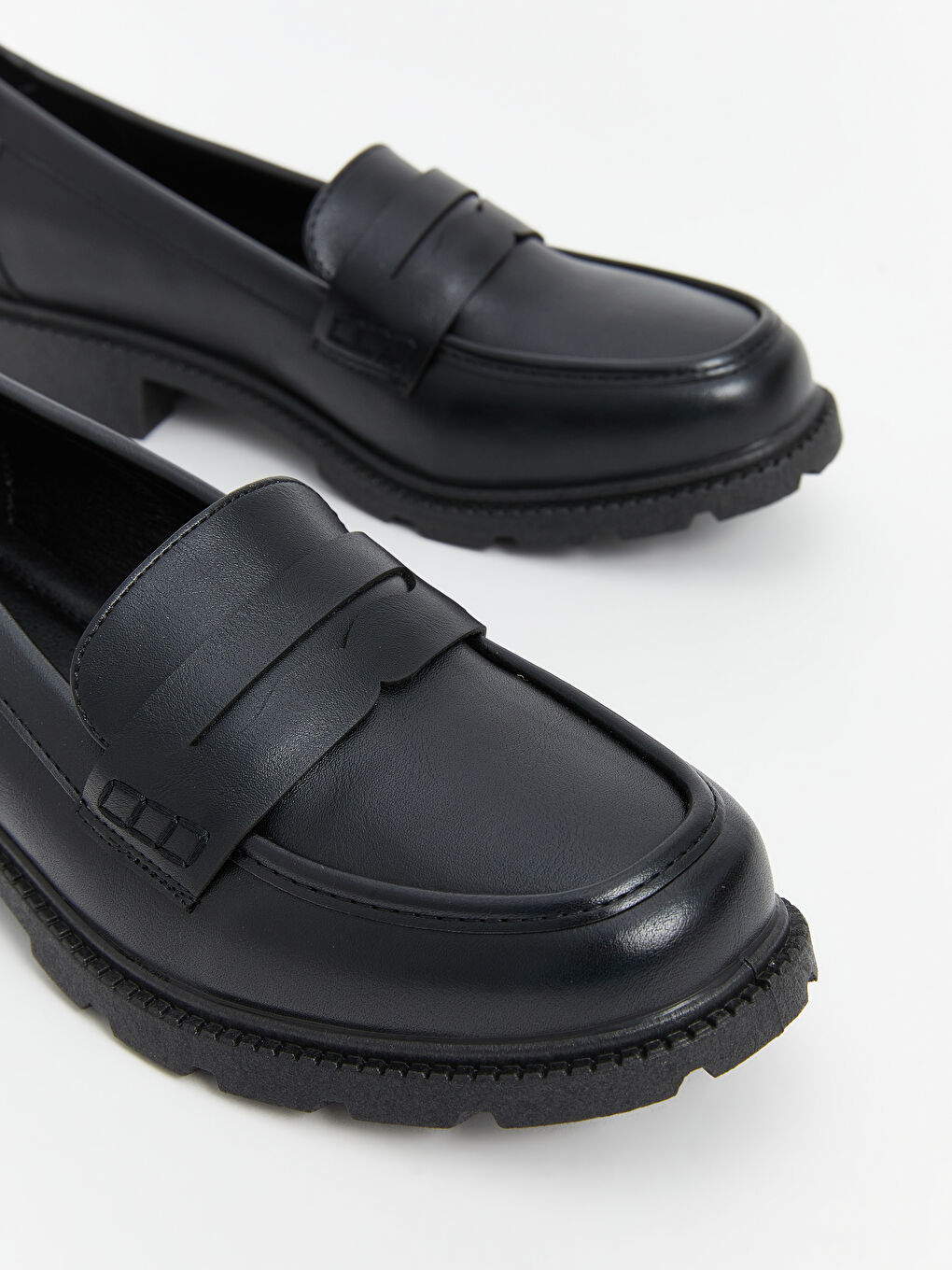 LCW STEPS Faux Leather Women's Loafer Shoes -S5AN04Z8-HUC