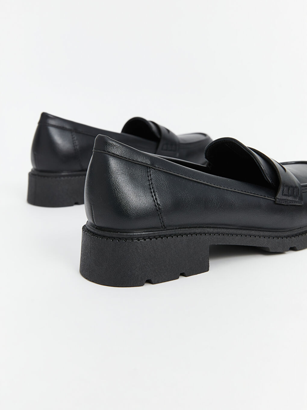 LCW STEPS Faux Leather Women's Loafer Shoes -S5AN04Z8-HUC