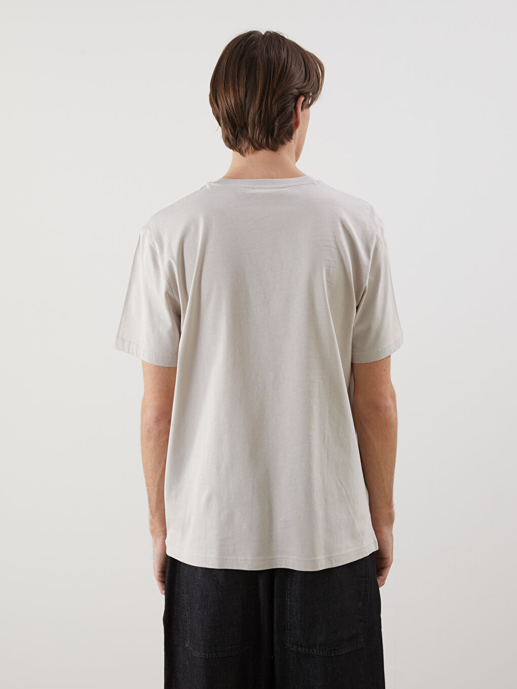 XSIDE Crew Neck Printed Jersey Men's T-Shirt -S5AN09Z8-RTC