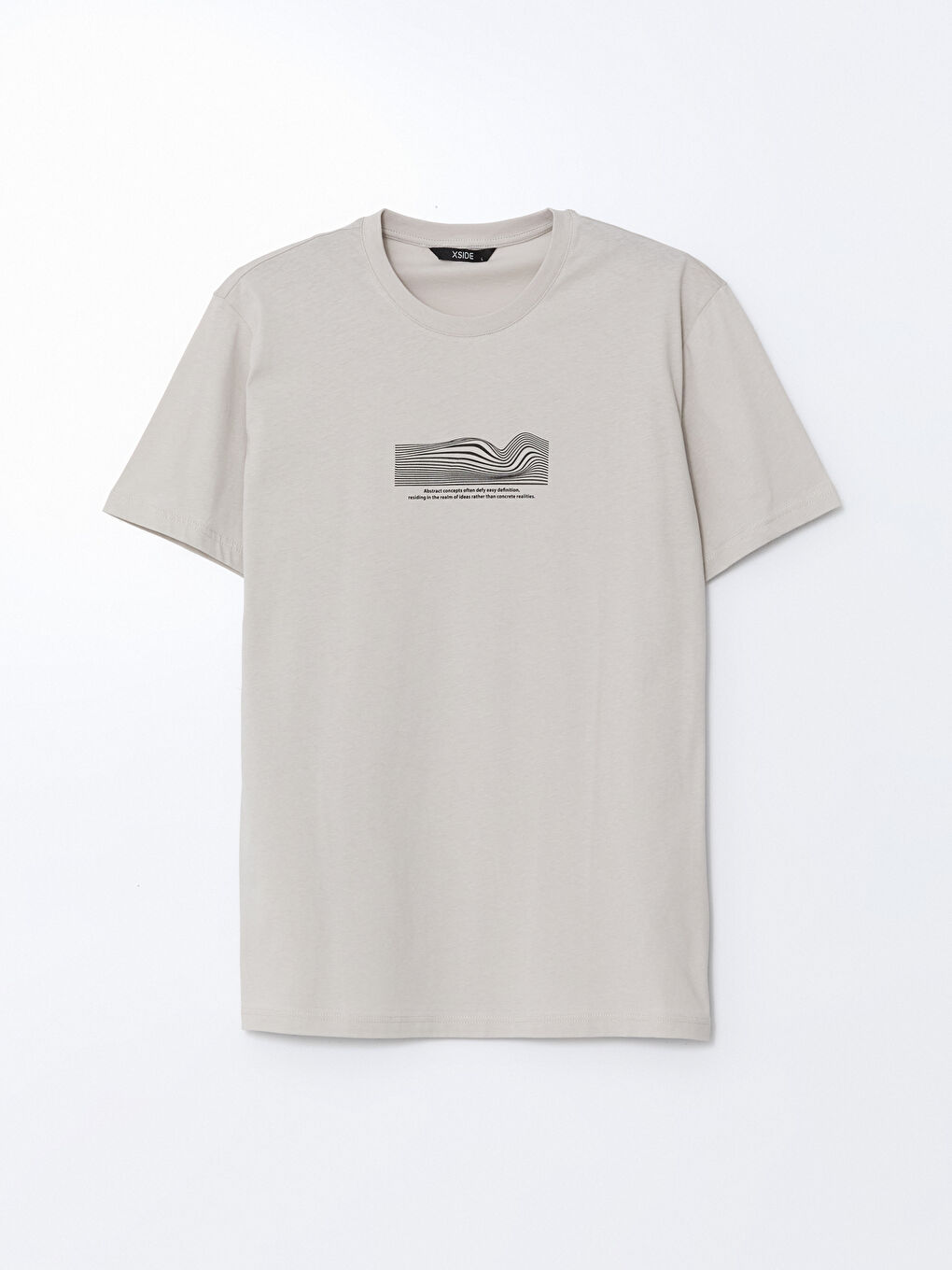 XSIDE Crew Neck Printed Jersey Men's T-Shirt -S5AN09Z8-RTC