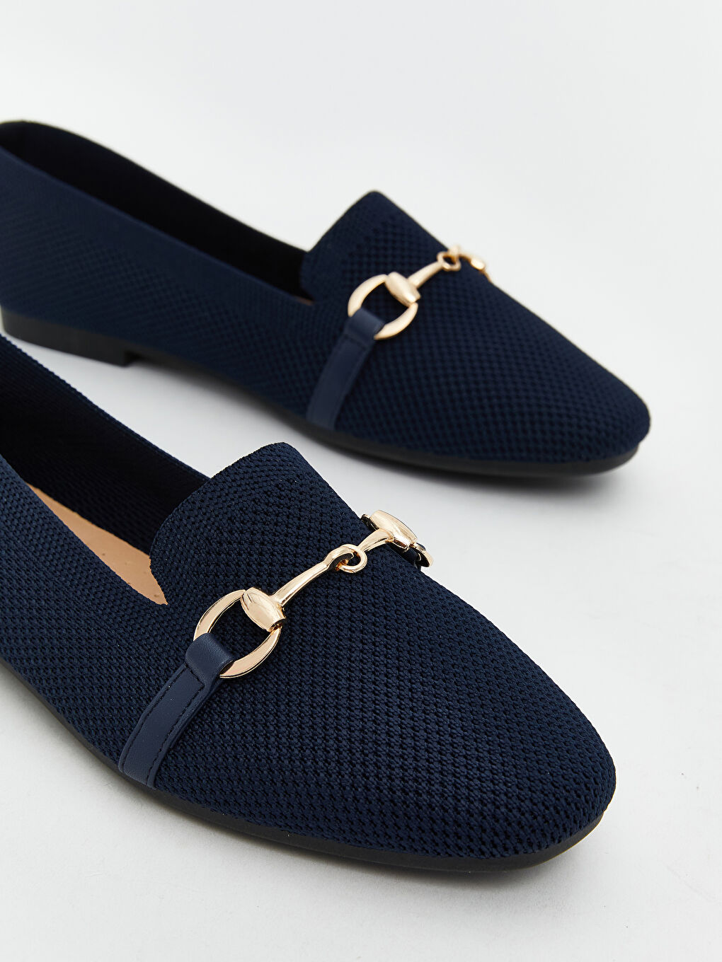 Metal Buckle Detail Women's Ballet Flat -S5AN15Z8-CS0