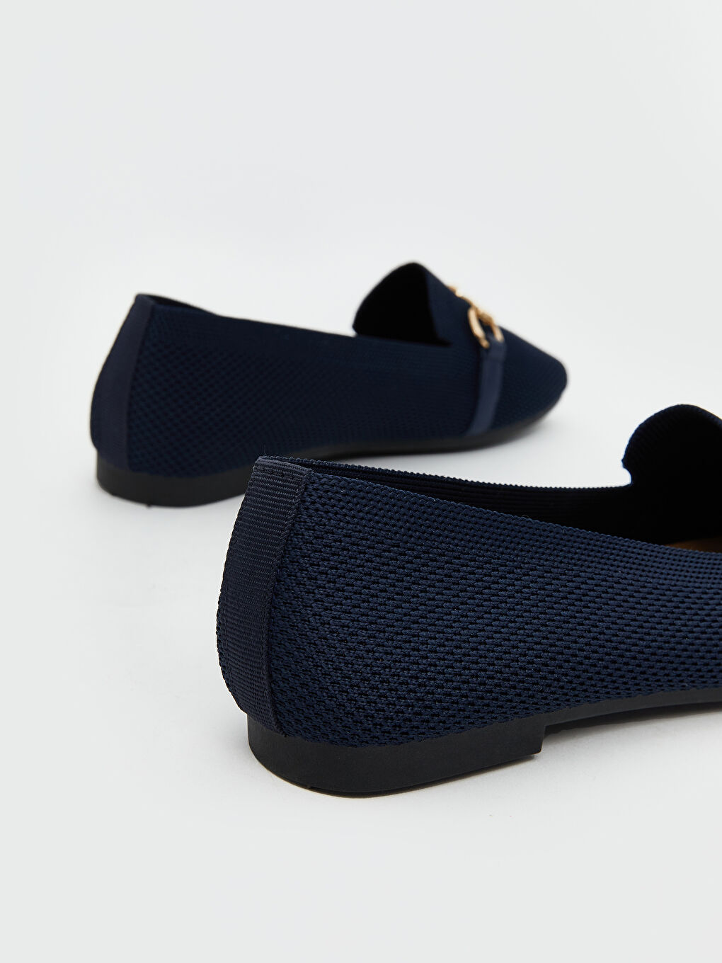 Metal Buckle Detail Women's Ballet Flat -S5AN15Z8-CS0