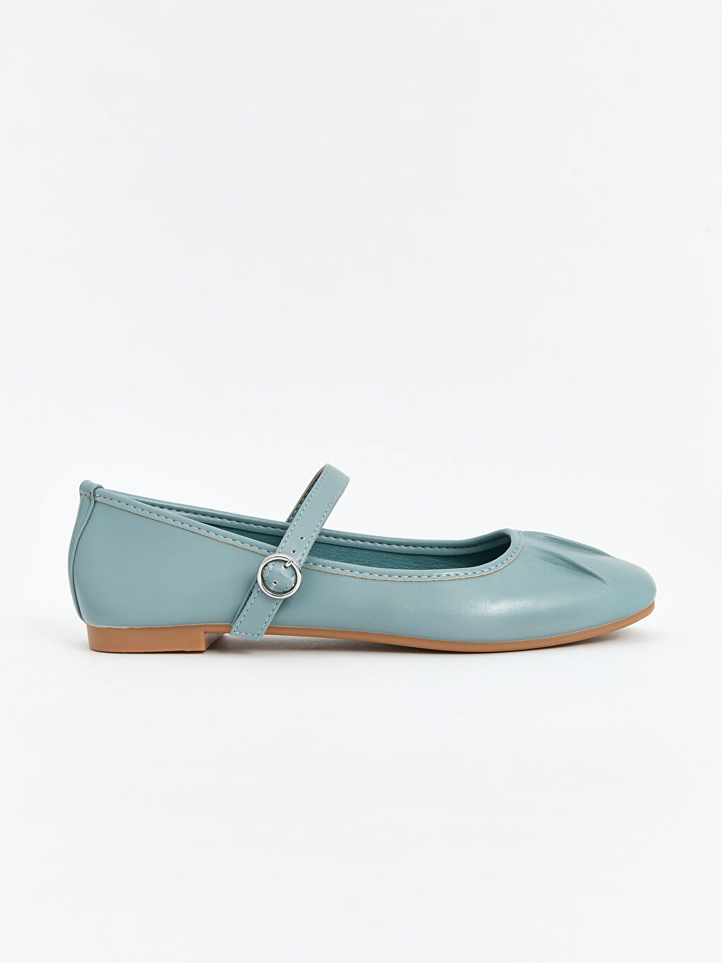 Faux Leather Women's Ballet Flats -S5AN20Z8-CSV