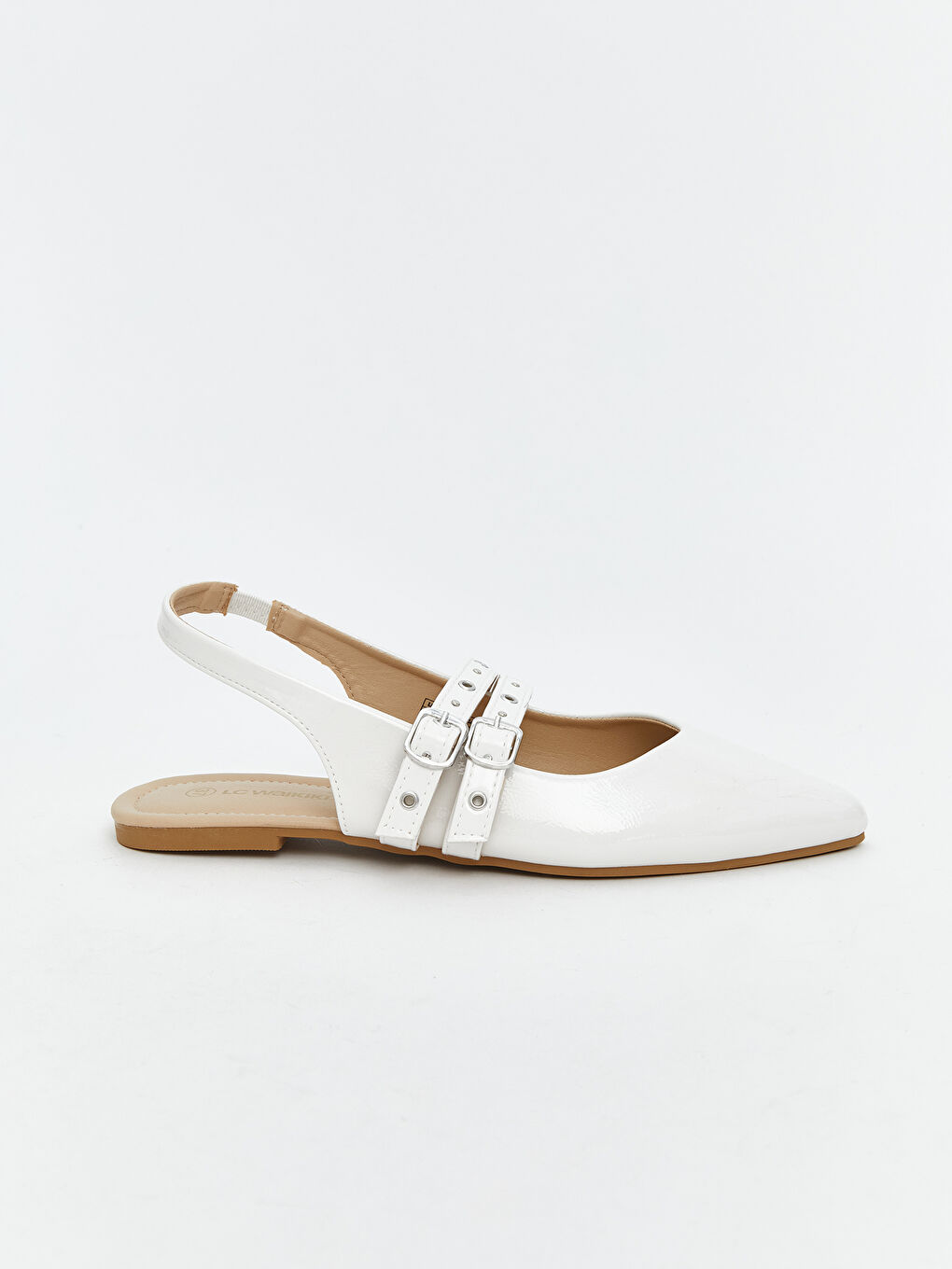 LC Waikiki Faux Leather Pointed Toe Women's Ballet Flats -S5AN23Z8-J5E
