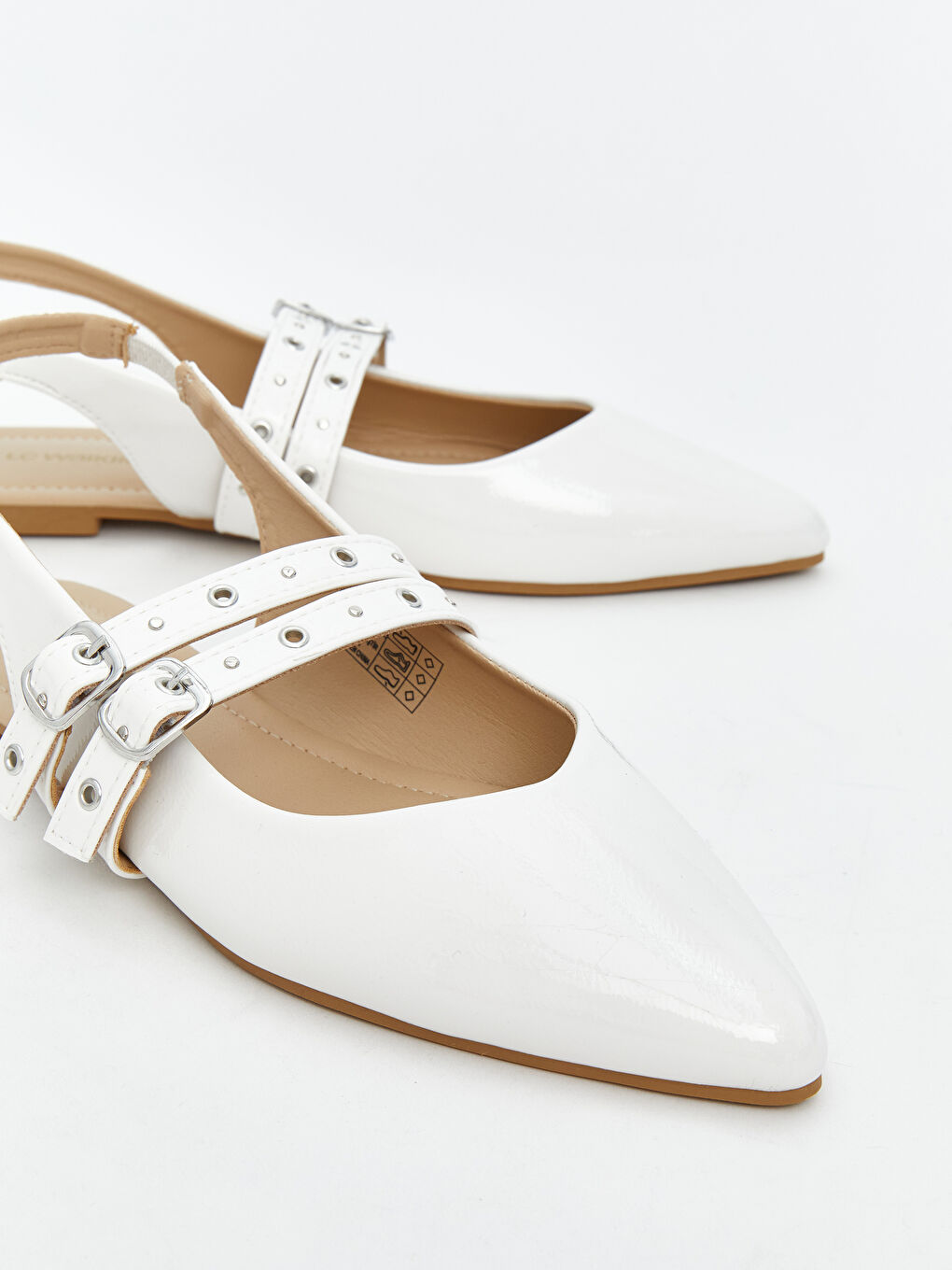 LC Waikiki Faux Leather Pointed Toe Women's Ballet Flats -S5AN23Z8-J5E