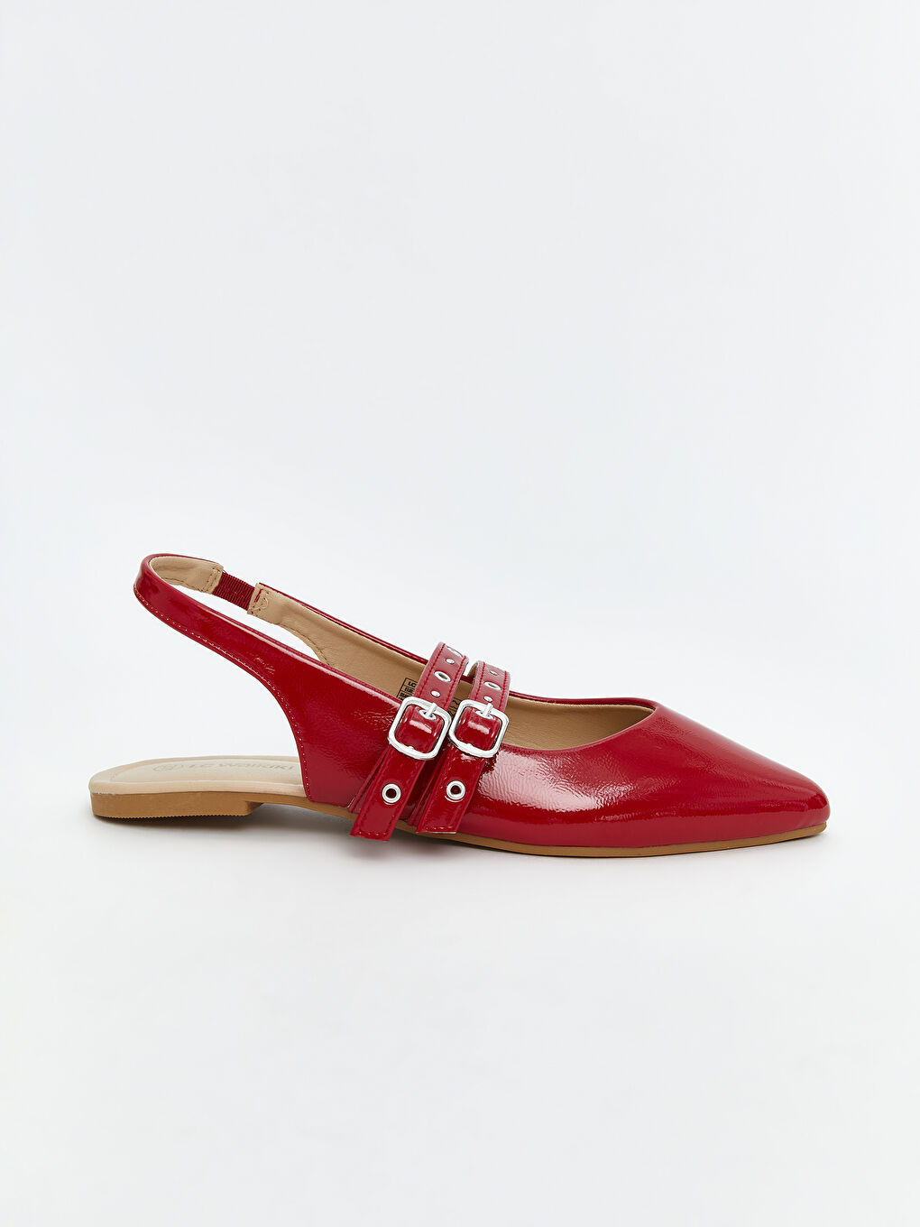 LCW STEPS Faux Leather Pointed Toe Women's Ballet Flats -S5AN23Z8-R8Y