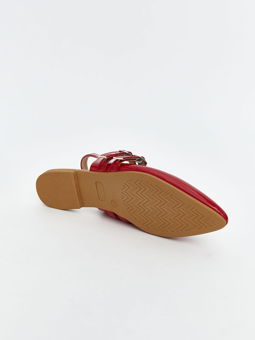 LCW STEPS Faux Leather Pointed Toe Women's Ballet Flats -S5AN23Z8-R8Y