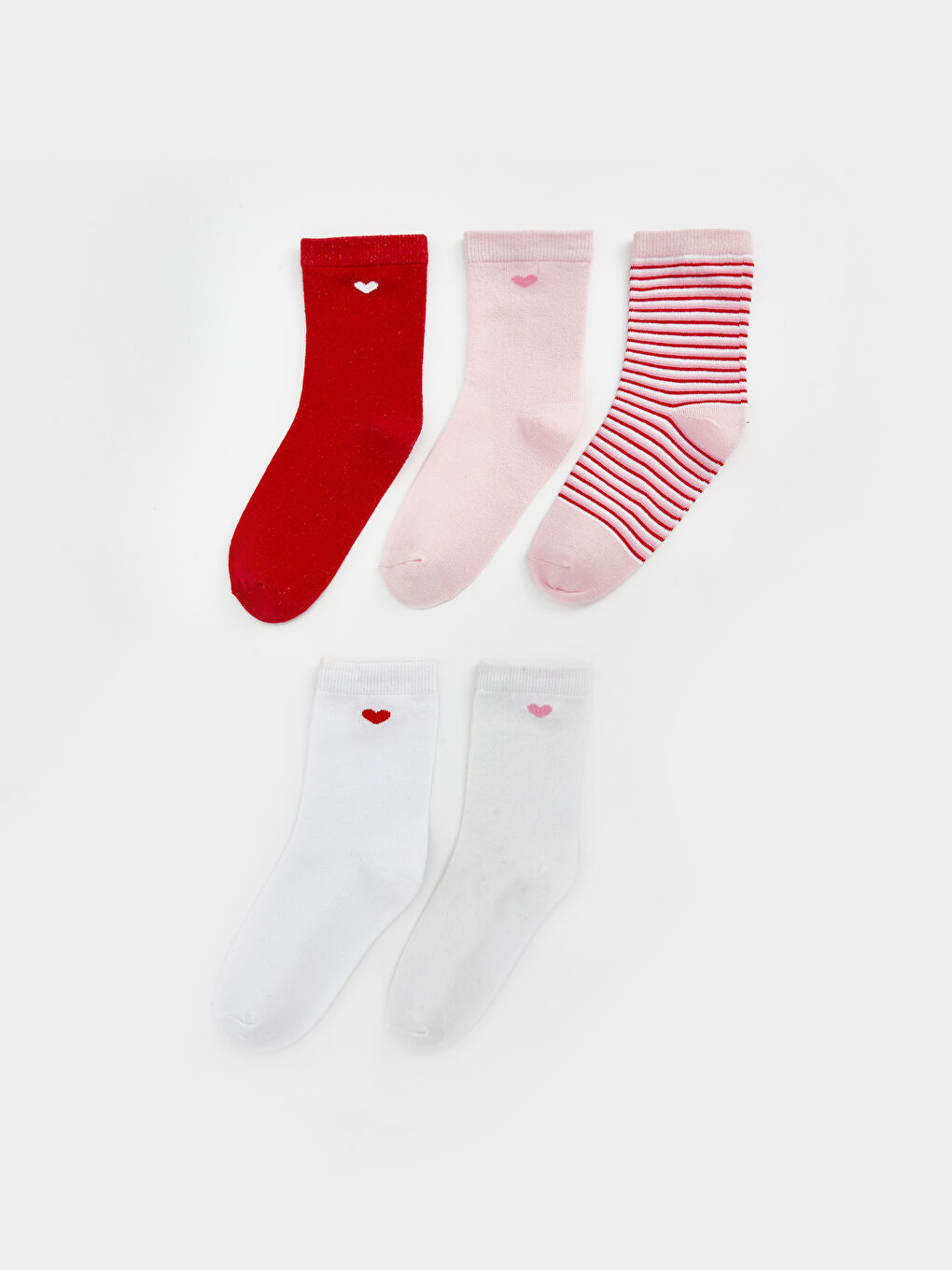 Printed Baby Girls' Ankle Socks 5-packs -S5AN52Z1-FDK