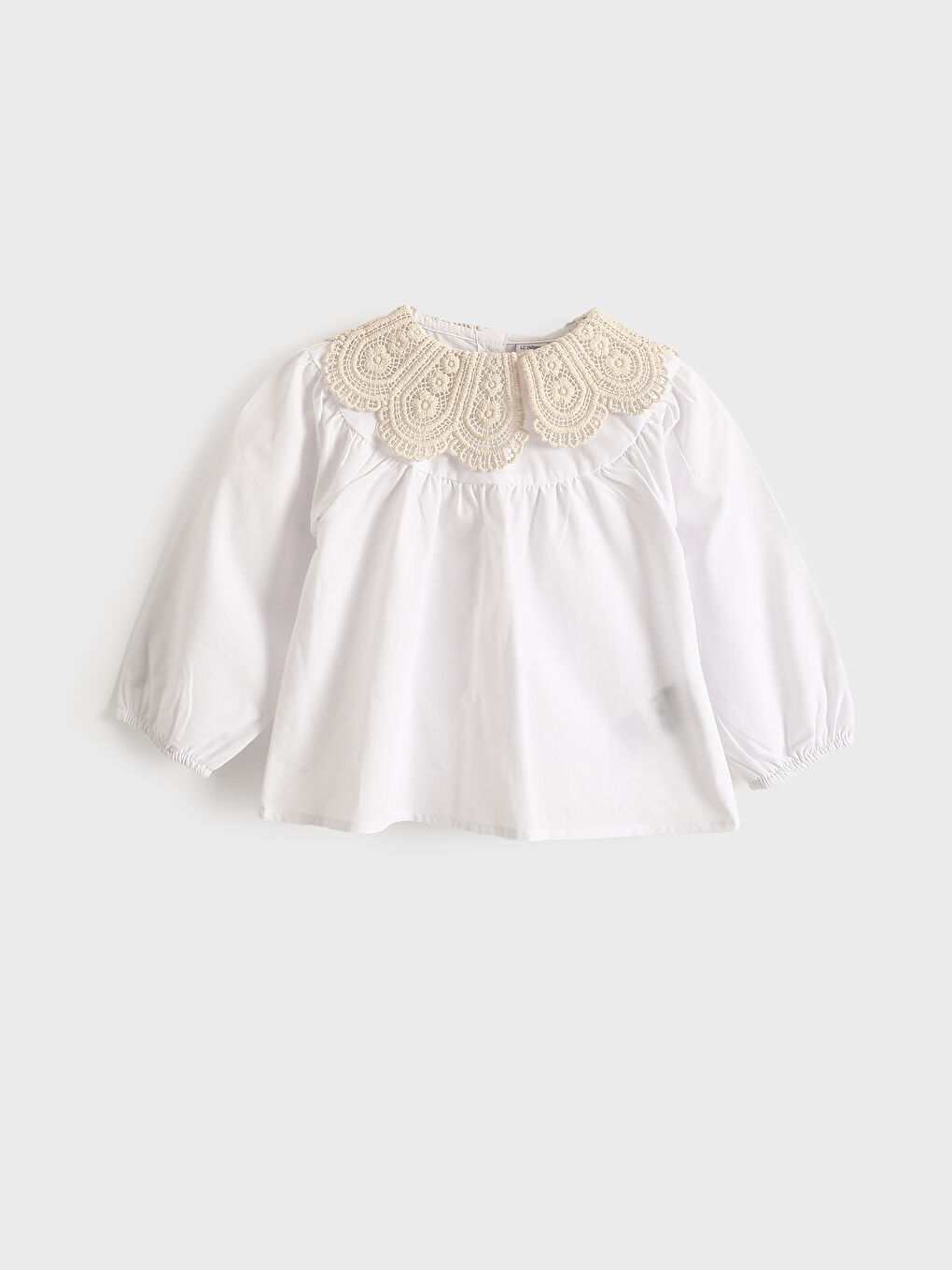 Baby Girls' Peter Pan Collar Short Sleeve Shirt -S5AN93Z1-JYX