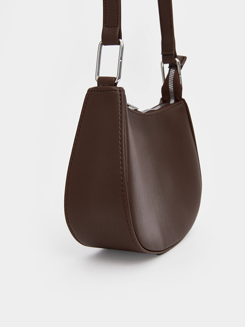 Leather Look Woman's Baguette Bag -S5AN95Z8-DJ7