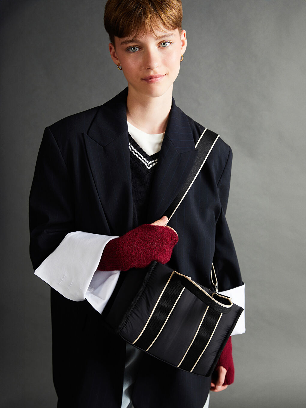Removable Strapped Women's Shoulder Bag -S5AN98Z8-CVL