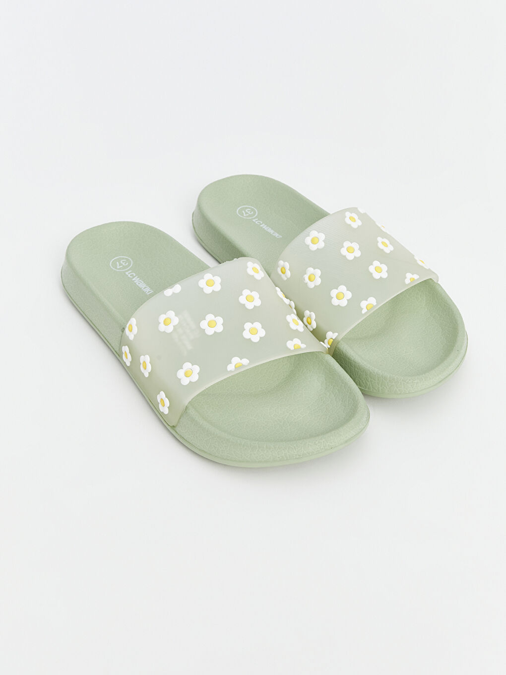 Single Strap Floral Women's Slider -S5AO11Z8-TUG