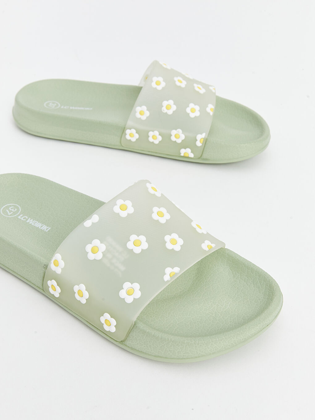 Single Strap Floral Women's Slider -S5AO11Z8-TUG