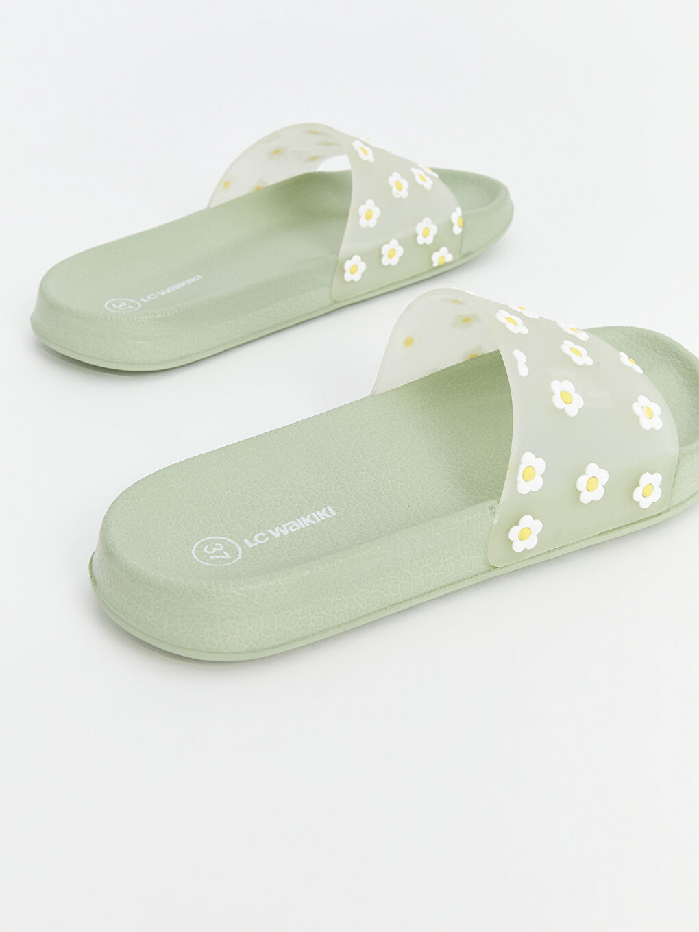 Single Strap Floral Women's Slider -S5AO11Z8-TUG