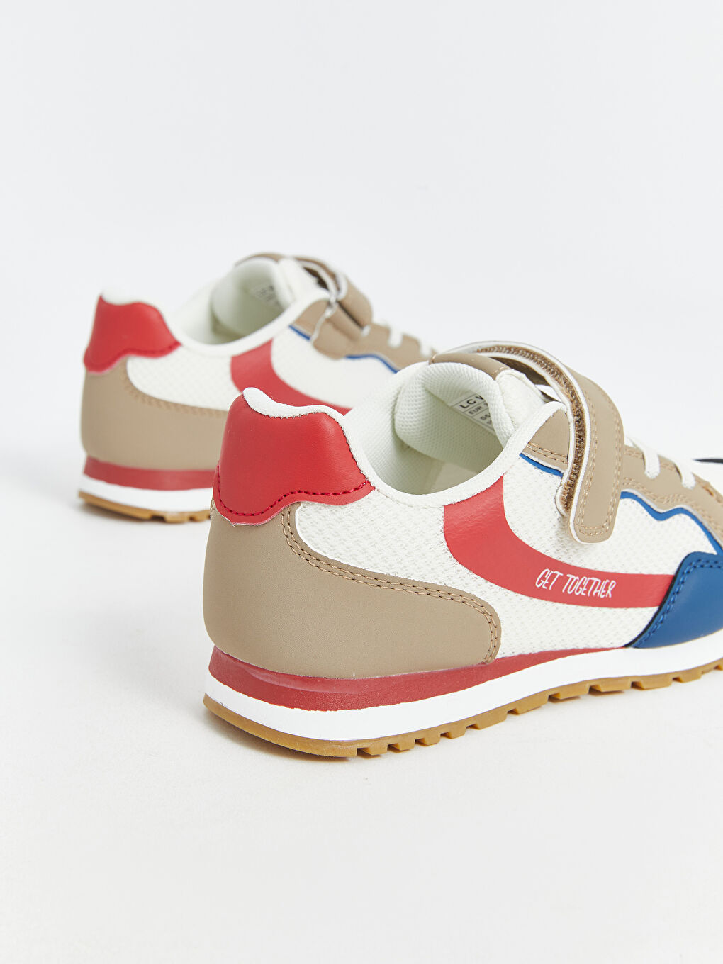 Lace-Up Boys' Sneakers with Mesh Detail -S5AO20Z4-Y0T