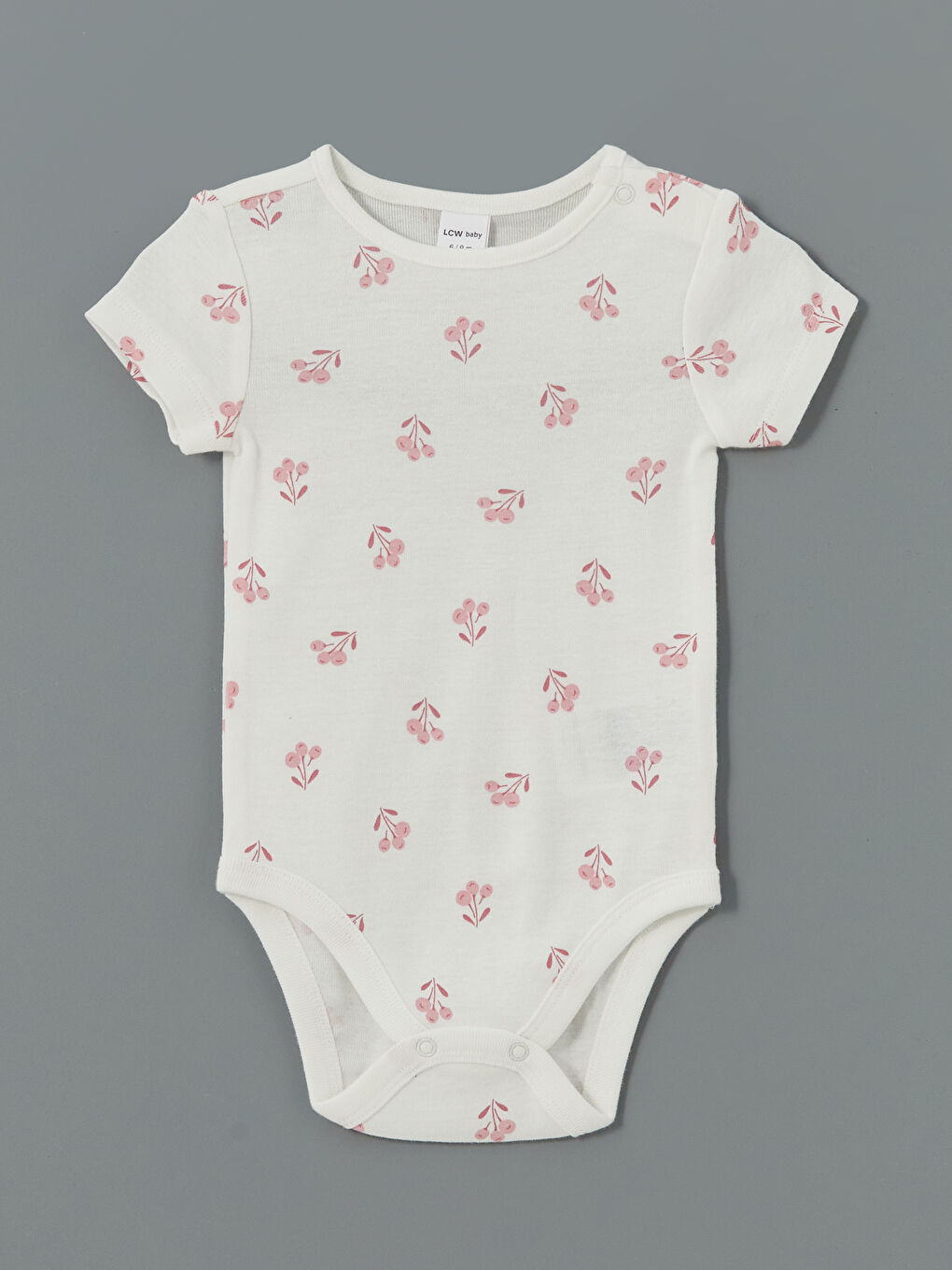 Frilled Baby Girl Snap Bodysuit 2 Piece Set -S5AO36Z1-LRA