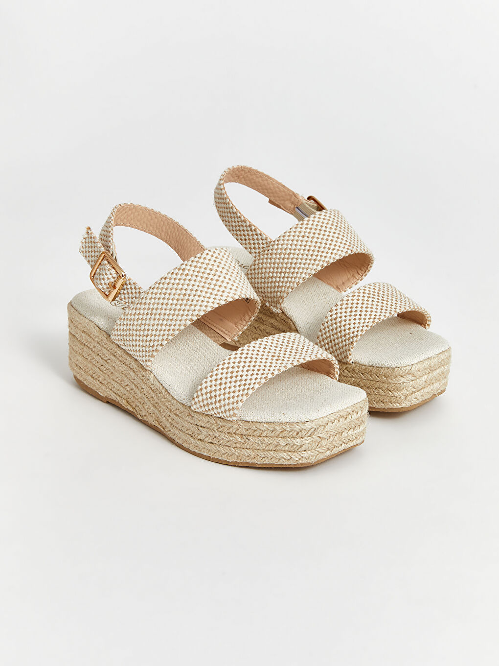LCW STEPS Straw Sole Women's Sandals -S5AO47Z8-R81
