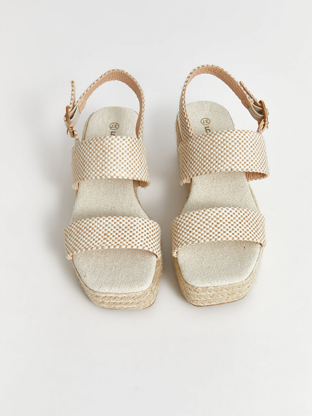 LCW STEPS Straw Sole Women's Sandals -S5AO47Z8-R81