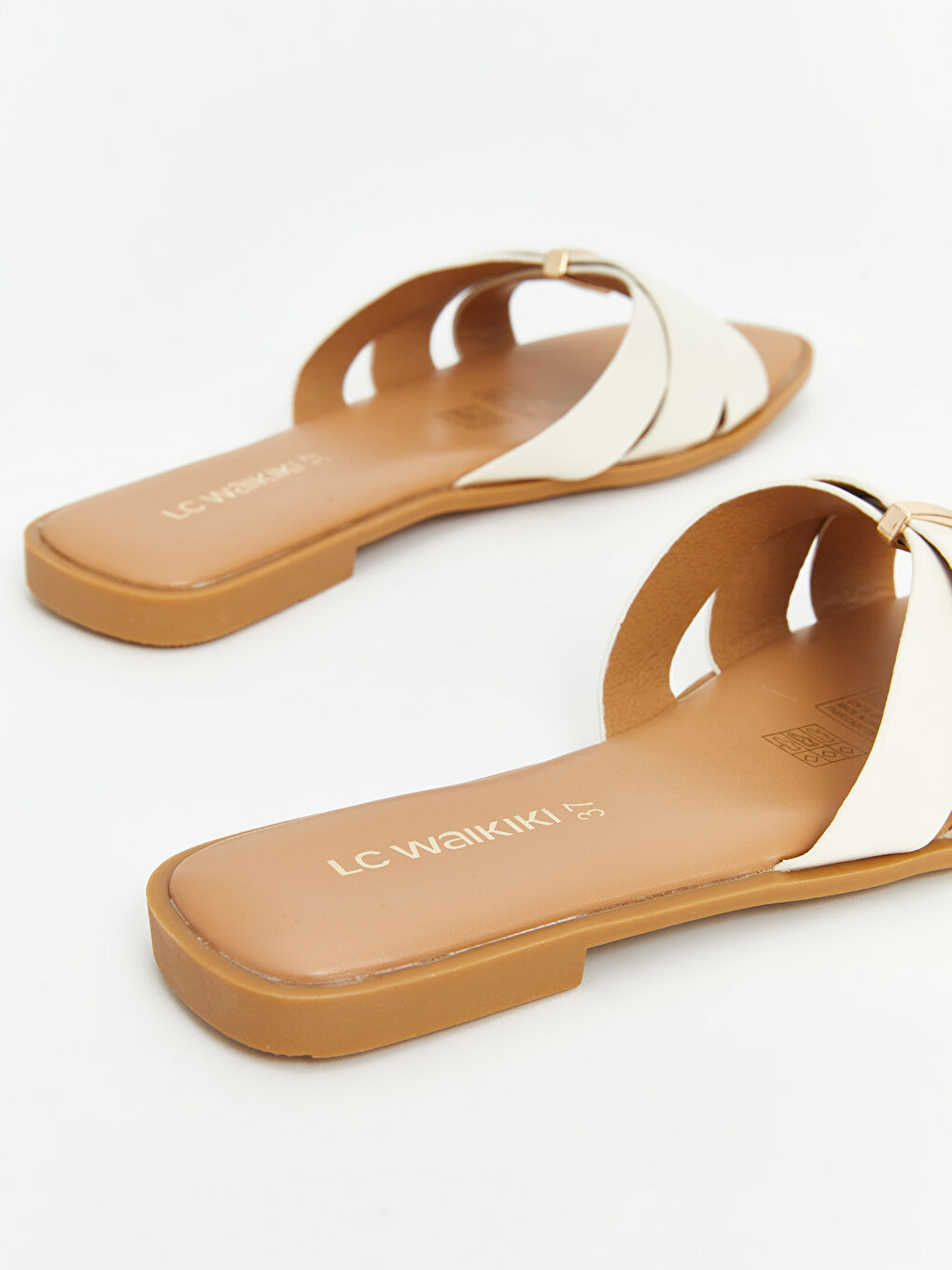 Faux Leather Women's Slippers -S5AO68Z8-R81