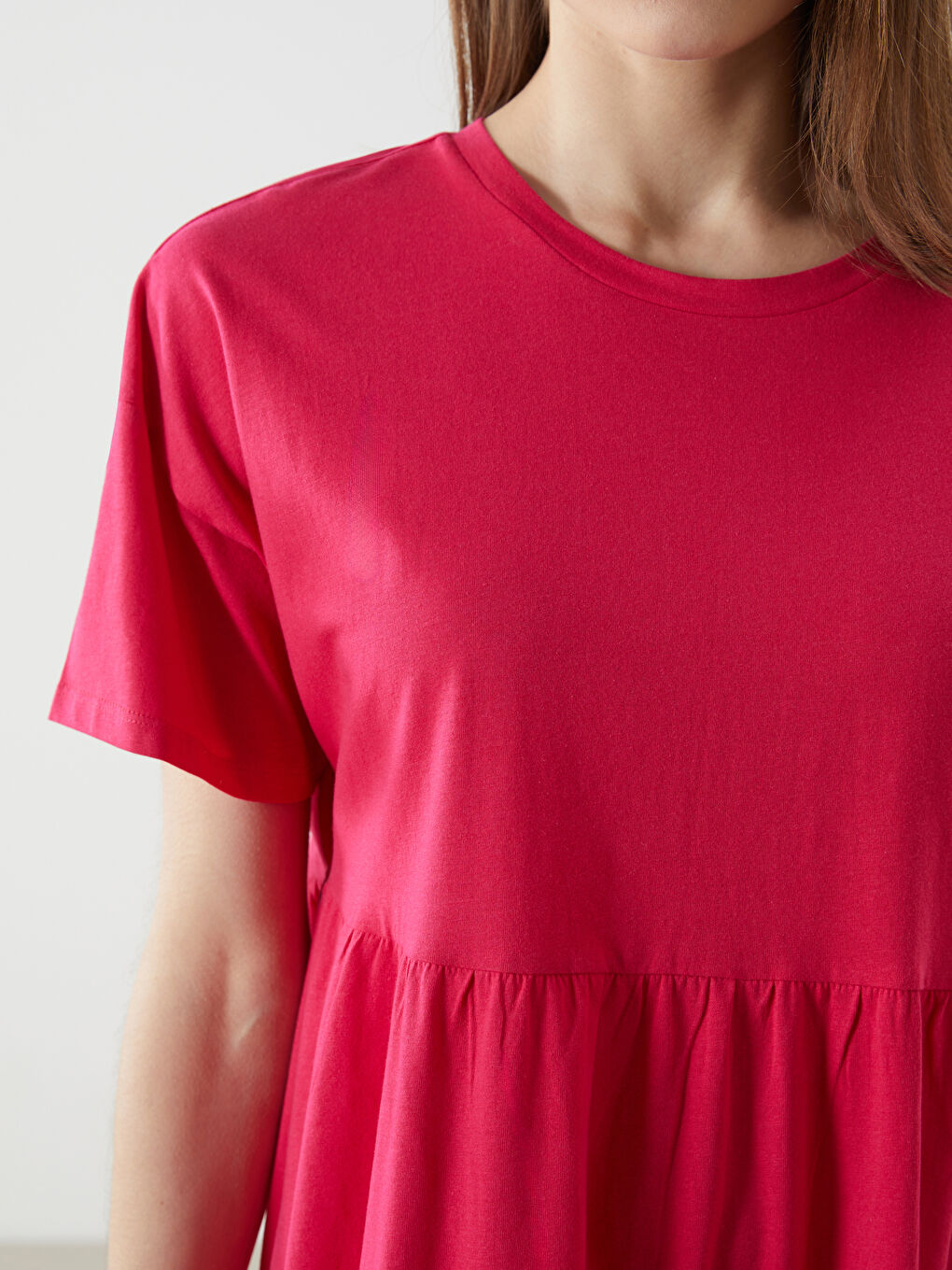 Plain Fold Women's Mini Dress -S5AO76Z8-GXQ