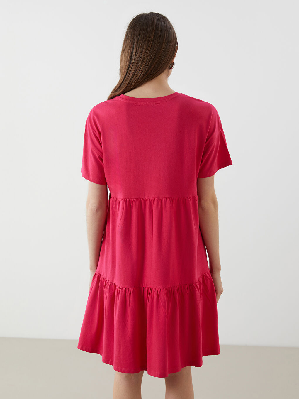 Plain Fold Women's Mini Dress -S5AO76Z8-GXQ