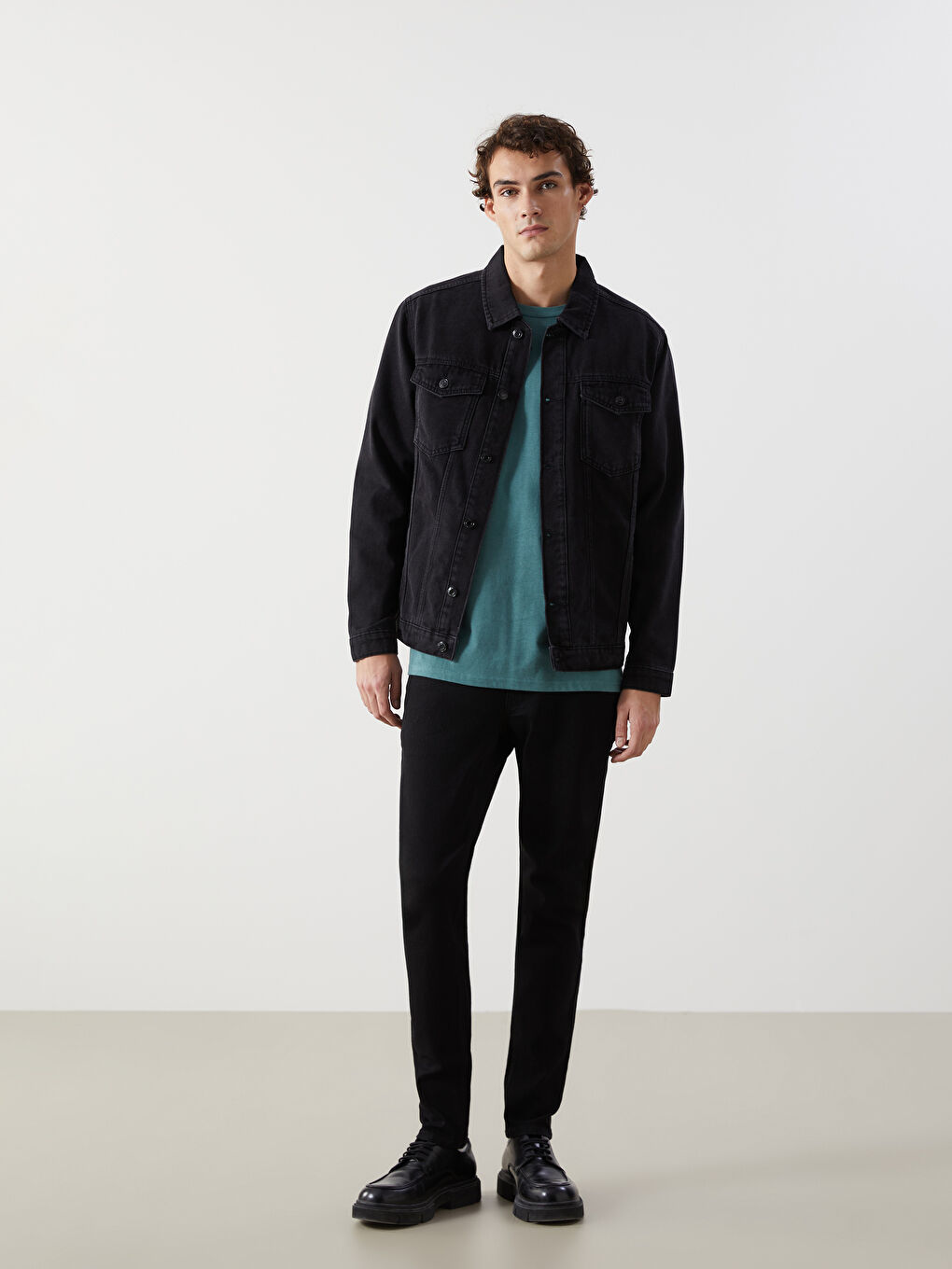 Standard Fit Men's Jean Jacket -S5AO79Z8-326