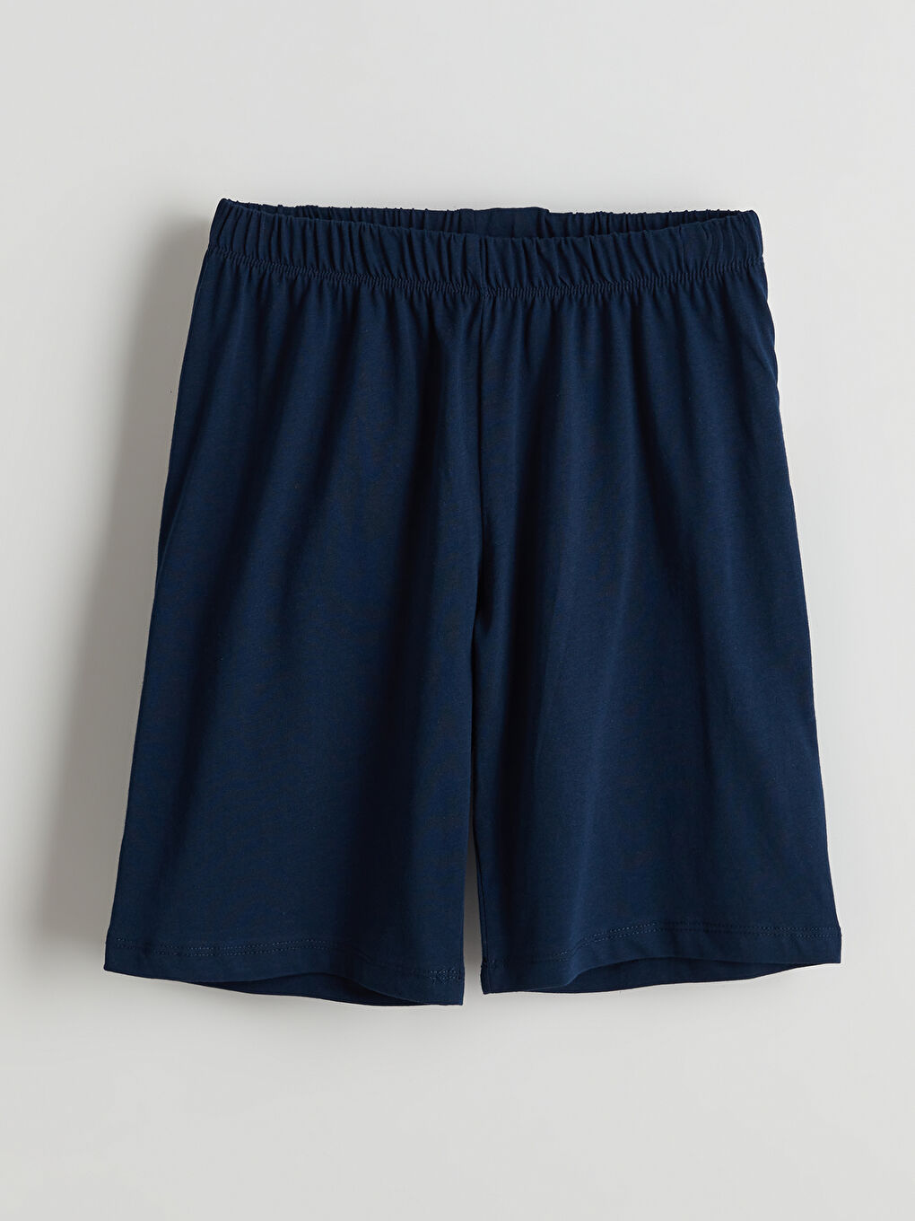 Lacivert Beli Lastikli Erkek Çocuk Pijama Şort