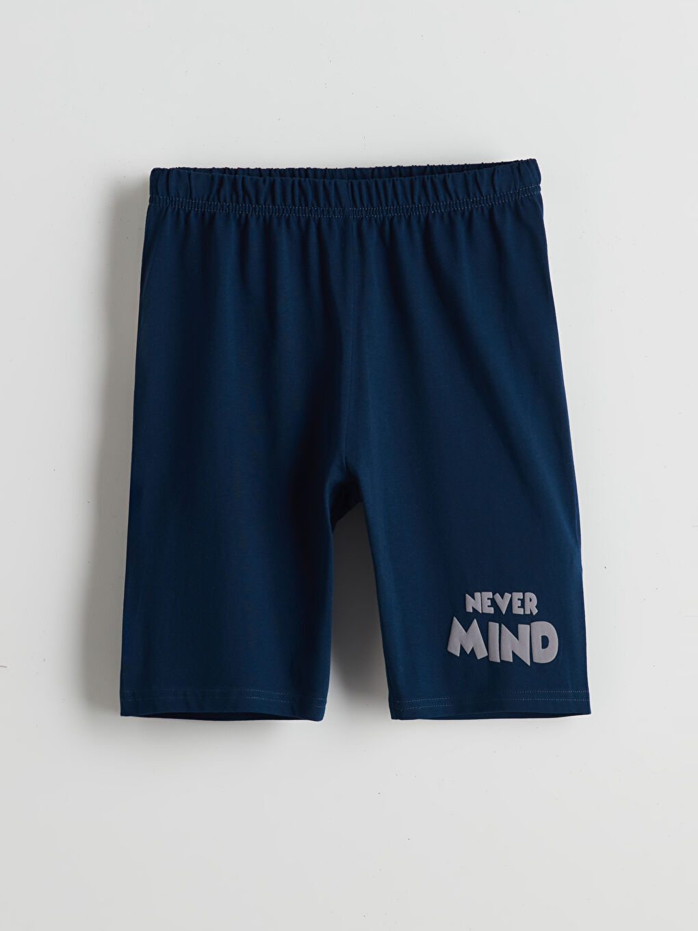 Lacivert Beli Lastikli Erkek Çocuk Pijama Şort